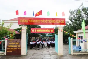 Trường THCS Trương Văn Chỉ. Ảnh: CTV