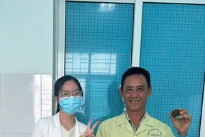 Bệnh nhân hồi phục tốt sau khi phẫu thuật. Ảnh: Bệnh viện cung cấp
