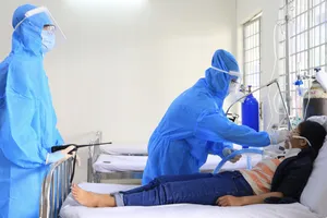 Khu thu dung và điều trị F0 tại Trường Tiểu học Bình Hoà (quận Bình Thạnh) chính thức tiếp nhận bệnh nhân từ ngày 2-8