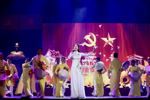 Chương trình nghệ thuật kỷ niệm 80 năm Nam bộ Kháng chiến. Ảnh DŨNG PHƯƠNG