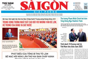 Báo Sài Gòn Giải Phóng ngày 26/3/2026