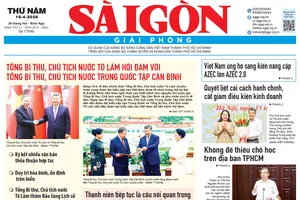 Báo Sài Gòn Giải Phóng ngày 16/4/2026