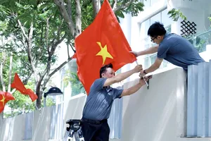 Xã, phường rộn ràng đón Tết Độc lập