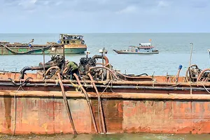 Cát biển khó đến công trình