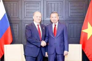 Tổng Bí thư, Chủ tịch nước Tô Lâm tiếp Chủ tịch Đảng Cộng sản Liên bang Nga