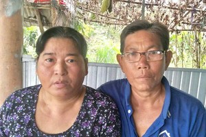 阮氏六和丈夫阮文力。