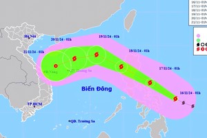 “万宜”台风转强成为超强台风