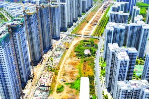 目前，环市三路项目场地清拆工作已完成99.8%。