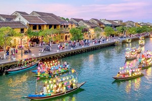 美丽的会安古镇。