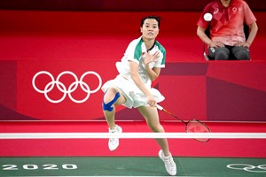 越南头号女子羽毛球运动员阮垂玲