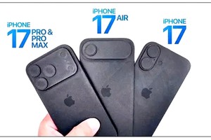 iPhone 17系列3D模型曝光：横向矩阵相机设计大变样