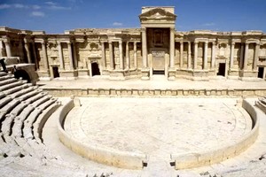 帕尔米拉古城遗址。