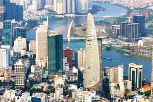 Bitexco金融塔是本市的象征之一。