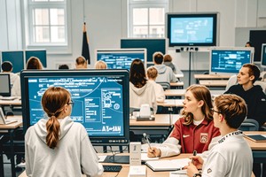 德国大学生学习人工智能。