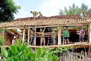 到本月底所有革命有功者临时危旧房将换新貌