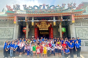 中小学生探索义安会馆文化遗产行程