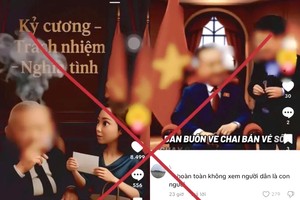 一些社交网账号发布使用人工智能模仿党和国家领导声音的视频。