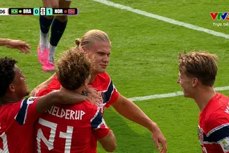 Brazil - Na Uy 1-2: Cú đúp của Haaland nhấn chìm Selecao