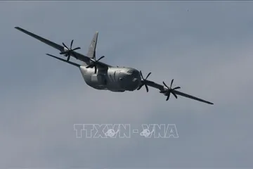 Máy bay vận tải quân sự C-130 Hercules. Ảnh: TTXVN