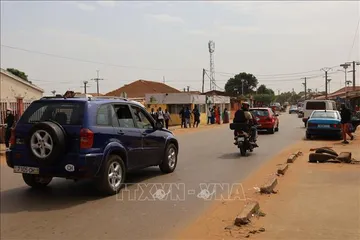 Quang cảnh một tuyến phố ở Bissau, Guinea-Bissau ngày 26/11/2025. Ảnh: THX/TTXVN