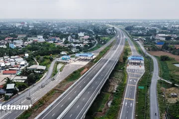 Cao tốc Bắc-Nam muốn thu phí phải có hệ thống giám sát điều hành giao thông. (Ảnh: Việt Hùng/Vietnam+)