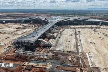 Đóng điện 2 trạm biến áp cung cấp điện sân bay Long Thành