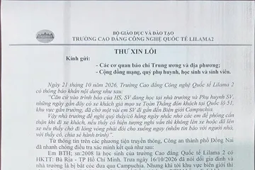 Sinh viên Lilama 2 bịa đặt 'bị chở đến biên giới Campuchia'