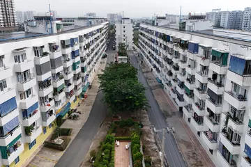 Một dự án nhà ở xã hội đã hoàn thành