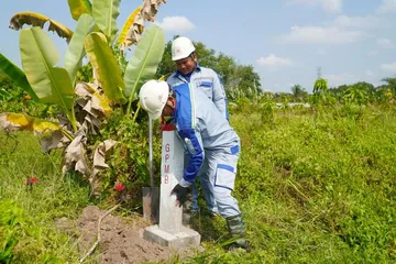 Cắm mốc dự án cao tốc Mộc Bài - TPHCM
