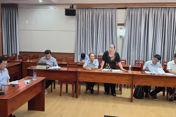 Đại diện chủ đầu tư phát biểu chiều 18-6.