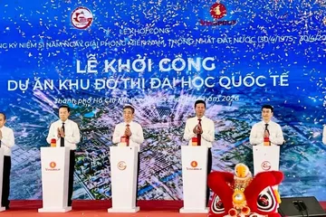 Dự án Khu đô thị Đại học Quốc tế đã được tổ chức khởi công vào ngày 29-4 vừa qua.