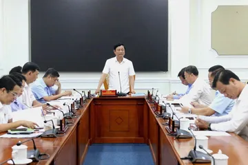 Đồng chí Võ Văn Minh chủ trì cuộc họp