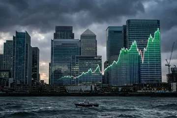 Kinh tế thế giới năm 2026 dự báo sẽ tiếp tục tăng trưởng, nhưng ở mức thấp và mong manh. Ảnh minh họa: AI