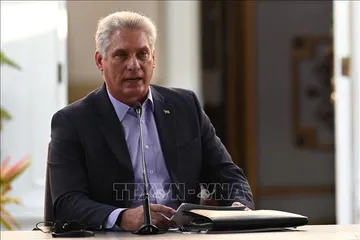 Chủ tịch Cuba Miguel Díaz-Canel. Ảnh: TTXVN