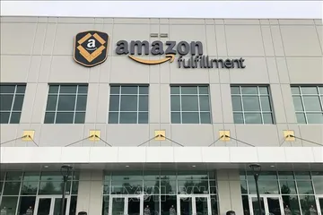 Trung tâm logistics của tập đoàn Amazon tại Washington, D.C., Mỹ. Ảnh: Kyodo/TTXVN
