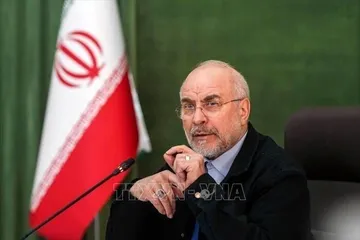 Chủ tịch Quốc hội Iran Mohammad Bagher Ghalibaf. Ảnh: IRNA/TTXVN