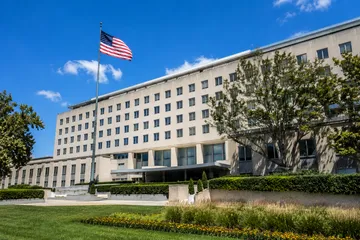 Trụ sở Bộ Ngoại giao Mỹ ở Washington, DC. Ảnh minh họa: AI