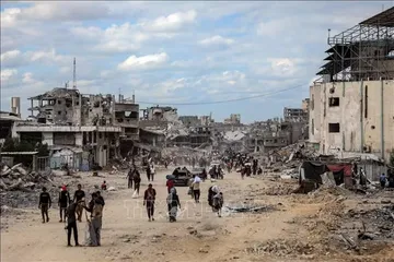 Người dân Palestine tại Dải Gaza. Ảnh minh họa: THX/TTXVN