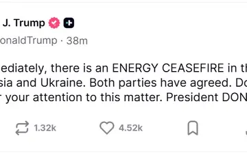 Ảnh chụp bài đăng của Tổng thống Trump.
