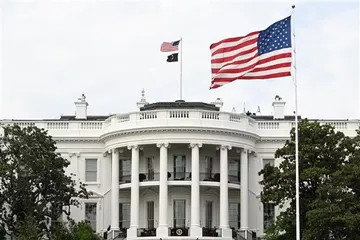 Quang cảnh bên ngoài Nhà Trắng ở thủ đô Washington DC., Mỹ. Ảnh: THX/TTXVN
