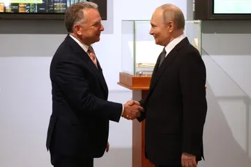 Tổng thống Nga, Putin tiếp đặc phái viên của Tổng thống Mỹ, Steve Witkoff tại St. Petersburg. Ảnh: Văn phòng Tổng thống Nga