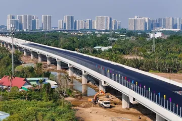 Sau tuyến Metro số 1, đường Vành đai 3 TPHCM đang được xem là động lực mạnh mẽ nhất của khu Đông