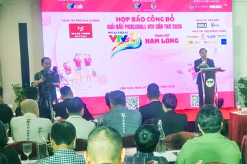 Họp báo giải Pickleball VTV Cần Thơ 2026.