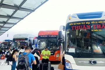 TPHCM: 60% vé xe khách Tết đã được bán