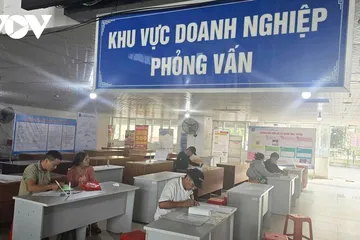 Khu vực tuyển dụng của doanh nghiệp tại Trung tâm dịch vụ việc làm TPHCM