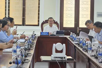 PCT Bùi Minh Thạnh phát biểu tại cuộc họp