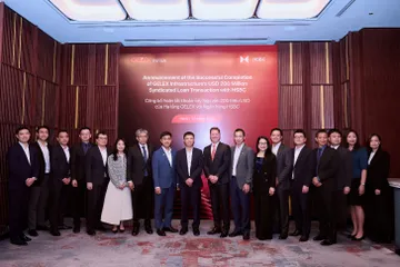 Lễ công bố có sự tham dự của lãnh đạo GELEX, Hạ tầng GELEX, HSBC cùng đại diện các ngân hàng quốc tế.
