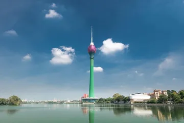 Một góc trung tâm kinh tế Colombo của Sri Lanka.