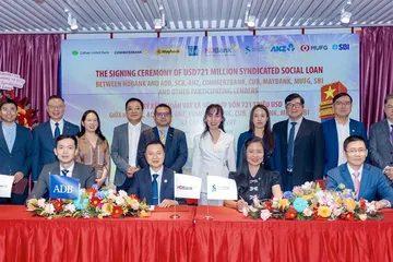 Lễ ký kết khoản vay xã hội hợp vốn quốc tế 721 triệu USD 