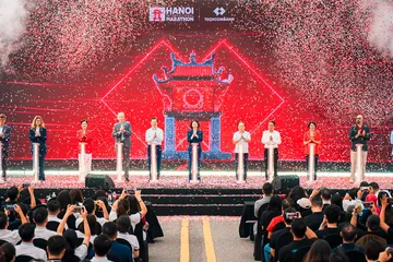 Giải Marathon Quốc tế Hà Nội Techcombank Mùa thứ 5 chính thức khai mạc.